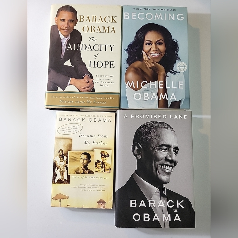Barack Obama and Michelle Obama Book Set